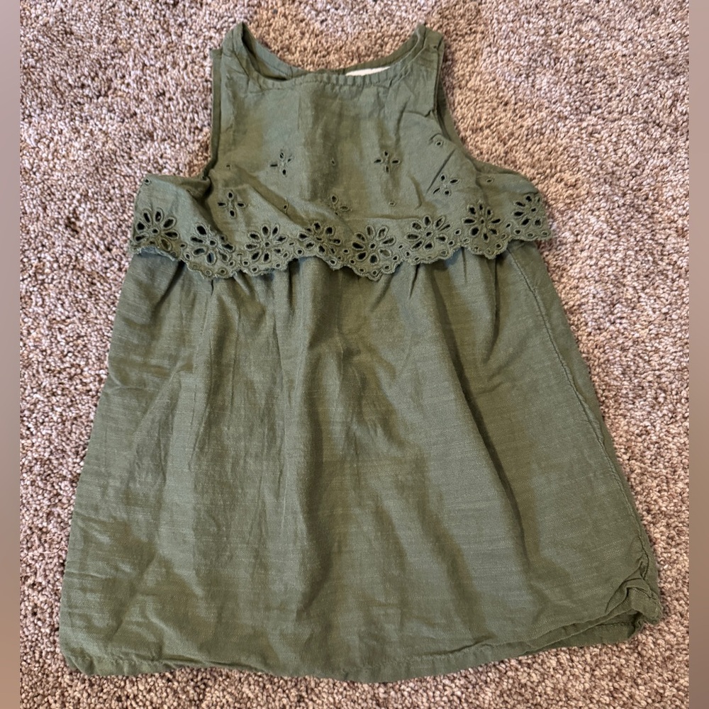 Old Navy Kids Dress in Olive Green